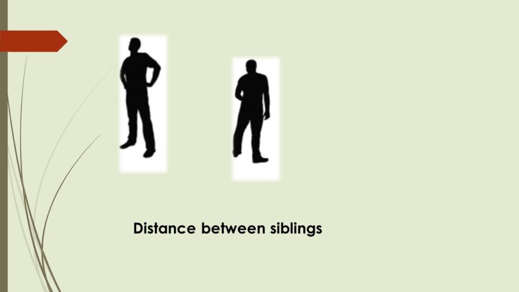 Distance between brothers